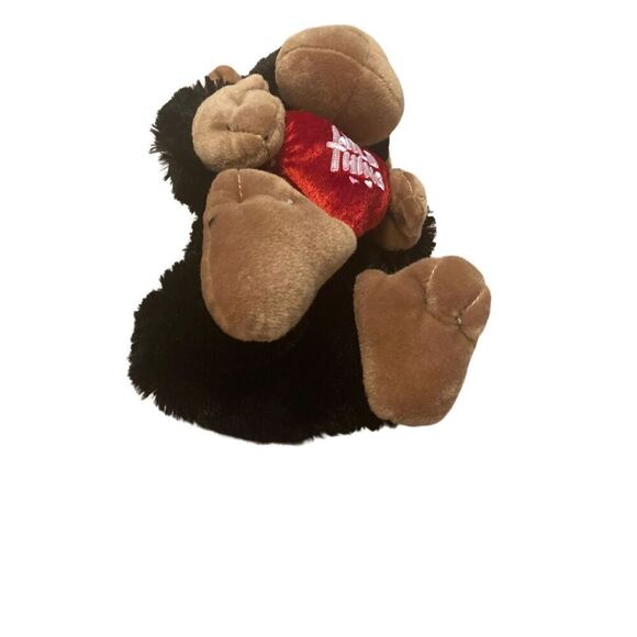 Stuffed Animal Monkey Wild Thing Heart Love Valentines Day Zoo Anniversary Roman - Picture 4 of 6